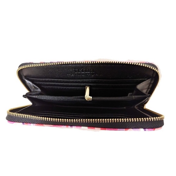 Trina Turk Sea Anemone Small Zip Around New With Tags - Picture 4 of 4